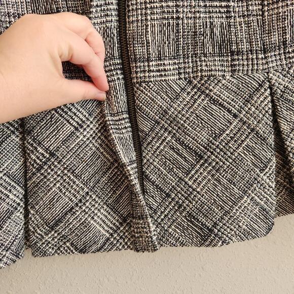 Banana Republic Black & White‎ Tweed Jacket/Blazer Size 8 - Picture 6 of 13